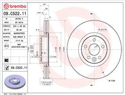 BREMBO 09.C522.11