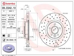 BREMBO 09.C542.1X