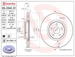 BREMBO 09.C542.31