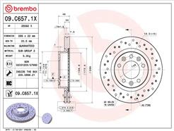 BREMBO 09.C657.1X