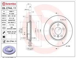 BREMBO 09.C744.11