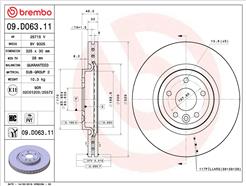 BREMBO 09.D063.11