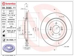 BREMBO 09.D085.11