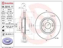 BREMBO 09.D210.11