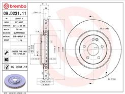BREMBO 09.D231.11
