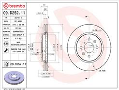 BREMBO 09.D252.11