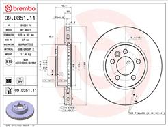 BREMBO 09.D351.11