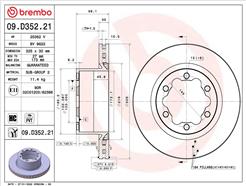 BREMBO 09.D352.21