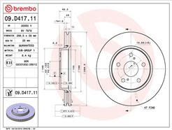 BREMBO 09.D417.11