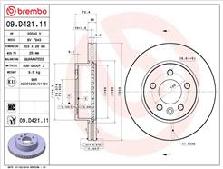 BREMBO 09.D421.11