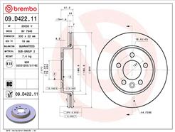 BREMBO 09.D422.11