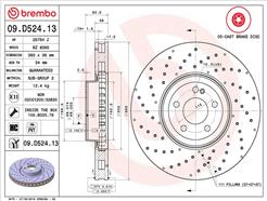 BREMBO 09.D524.13
