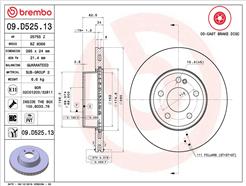 BREMBO 09.D525.13