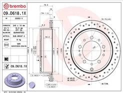 BREMBO 09.D618.1X