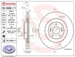 BREMBO 09.D626.11