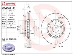 BREMBO 09.D628.11