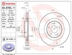 BREMBO 09.D765.11