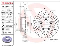 BREMBO 09.D805.11
