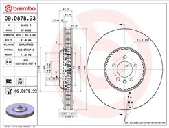 BREMBO 09.D878.23