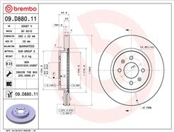 BREMBO 09.D880.11