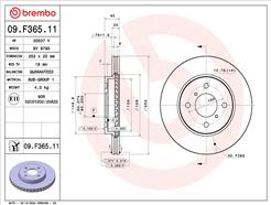 BREMBO 09.F365.11