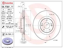 BREMBO 09.F381.11