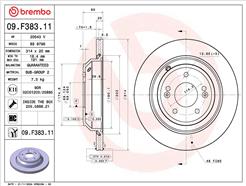 BREMBO 09.F383.11