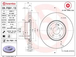 BREMBO 09.F691.13