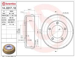 BREMBO 14.C017.10
