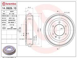 BREMBO 14.D629.10