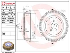 BREMBO 14.E146.10