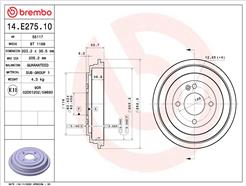 BREMBO 14.E275.10