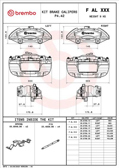 BREMBO F AL D12