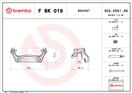 BREMBO F BK 019