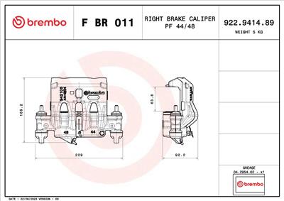 BREMBO F BR 011
