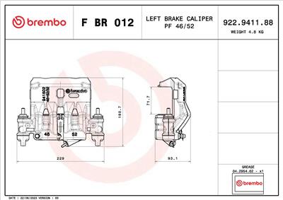 BREMBO F BR 012