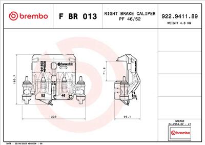 BREMBO F BR 013
