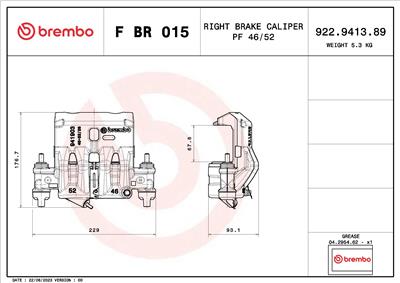 BREMBO F BR 015