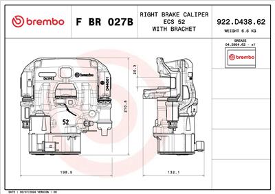 BREMBO F BR 027B