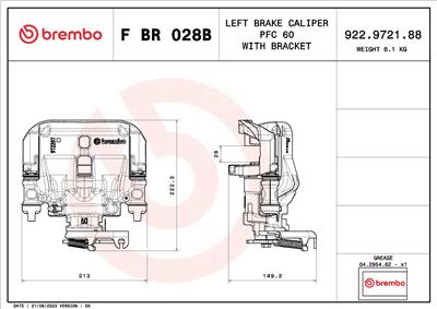 BREMBO F BR 028B