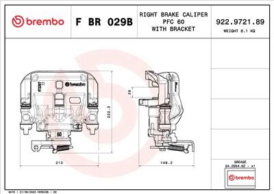 BREMBO F BR 029B