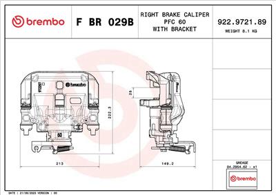BREMBO F BR 029B