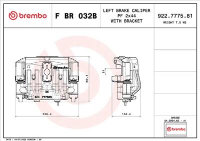 BREMBO F BR 032B