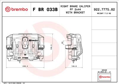 BREMBO F BR 033B EAN: 8020584548417.