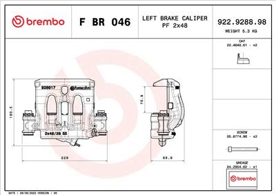 BREMBO F BR 046