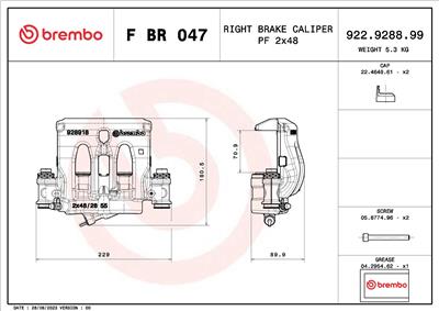 BREMBO F BR 047