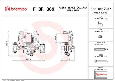 BREMBO F BR 069