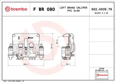 BREMBO F BR 080
