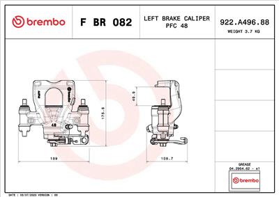 BREMBO F BR 082