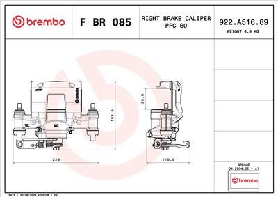 BREMBO F BR 085